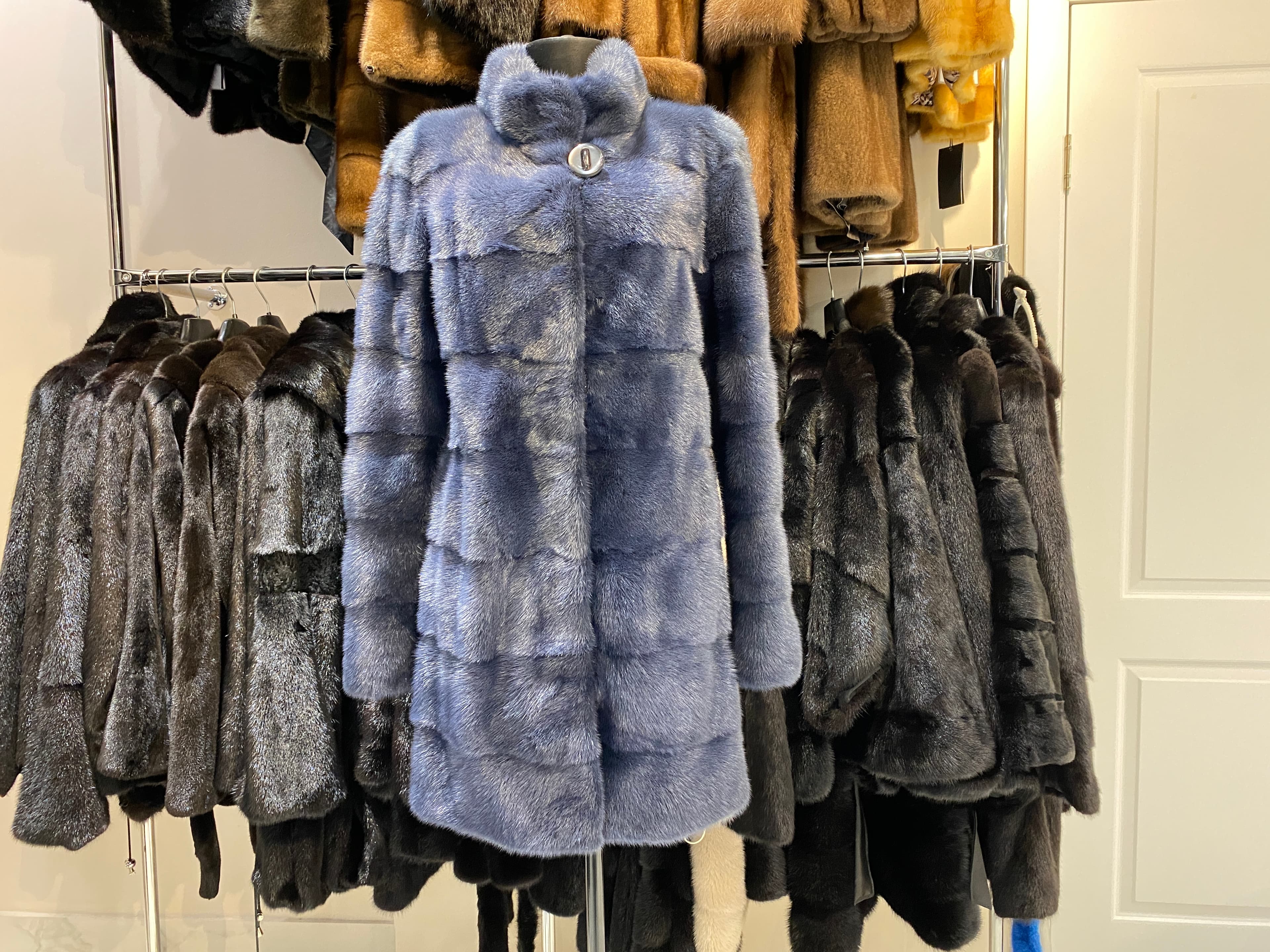 Норковая шуба 42-44