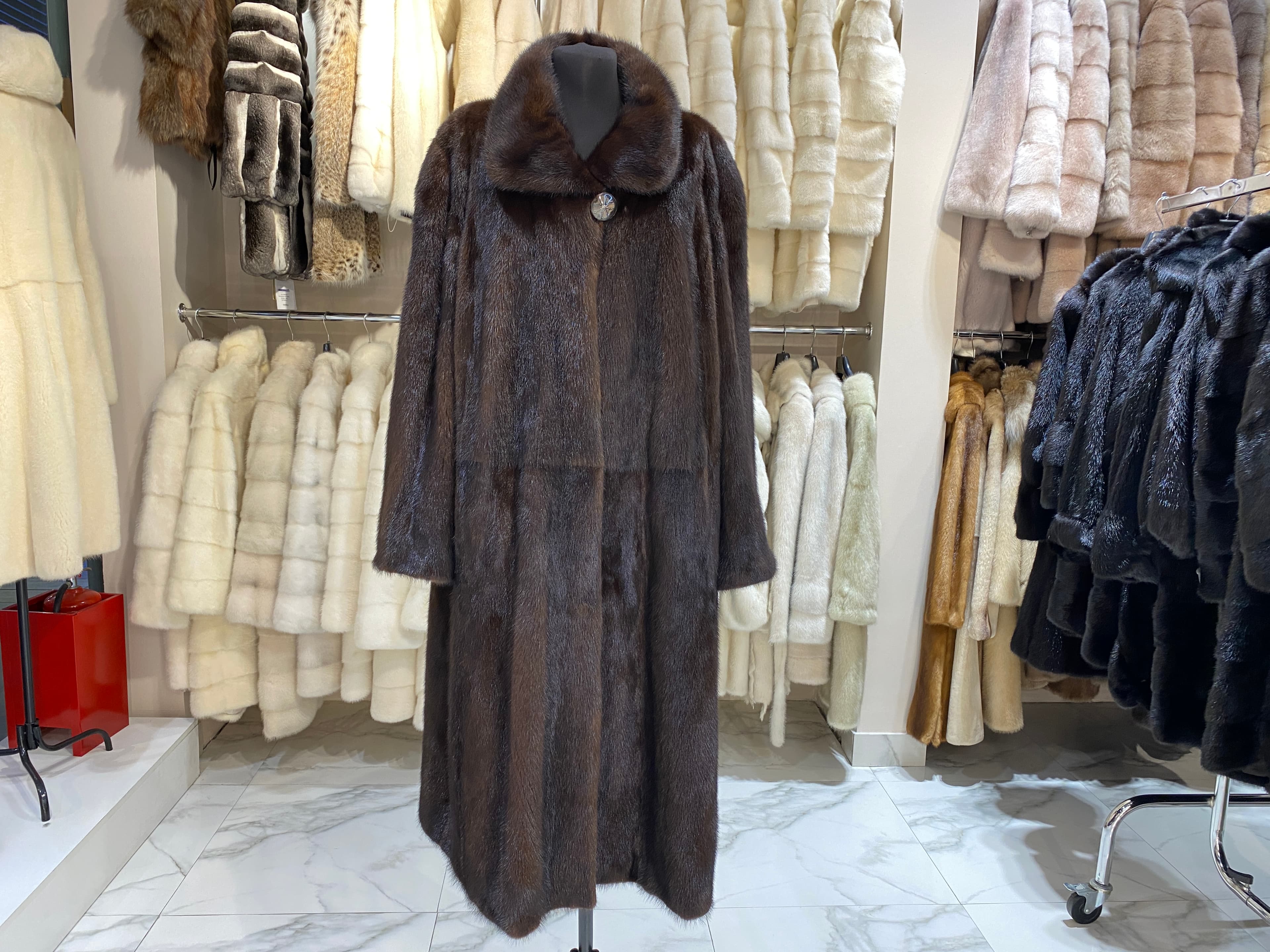 Норковая шуба 58-60