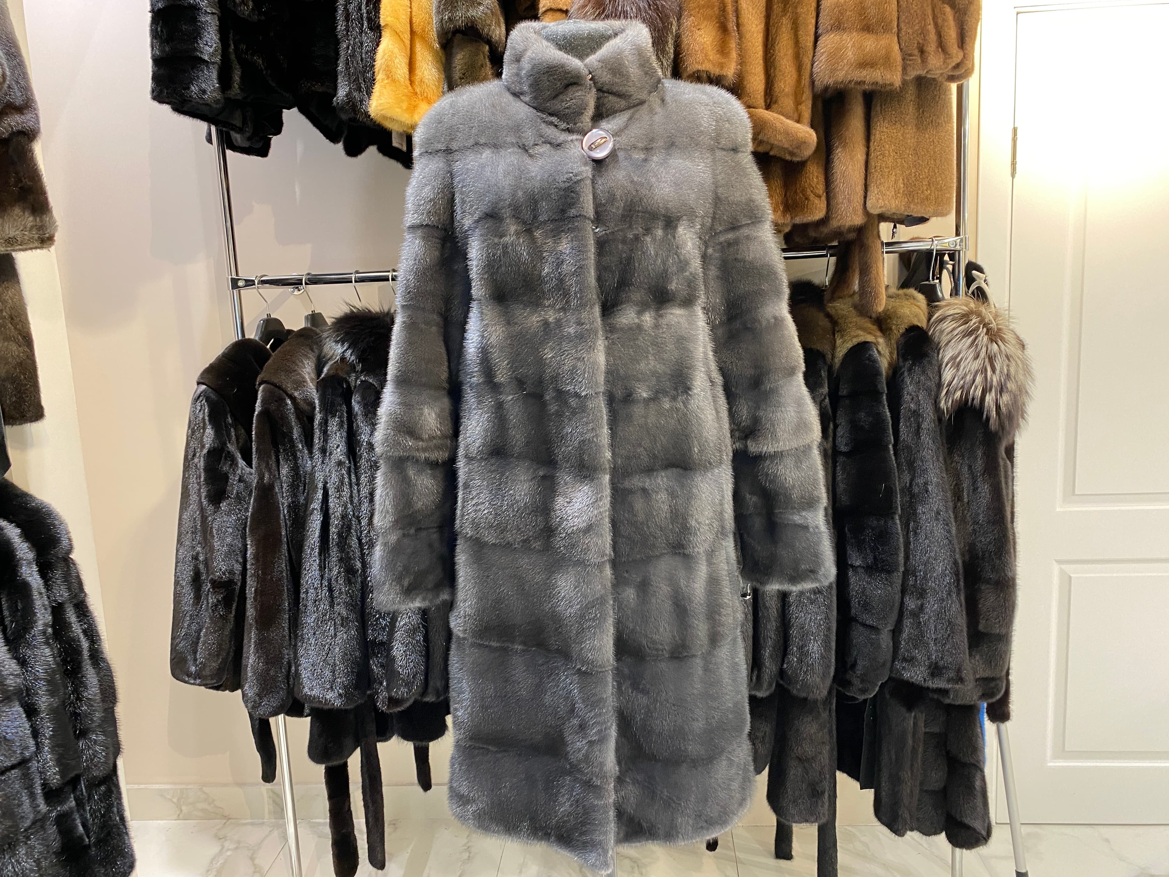Норковая шуба 42-44