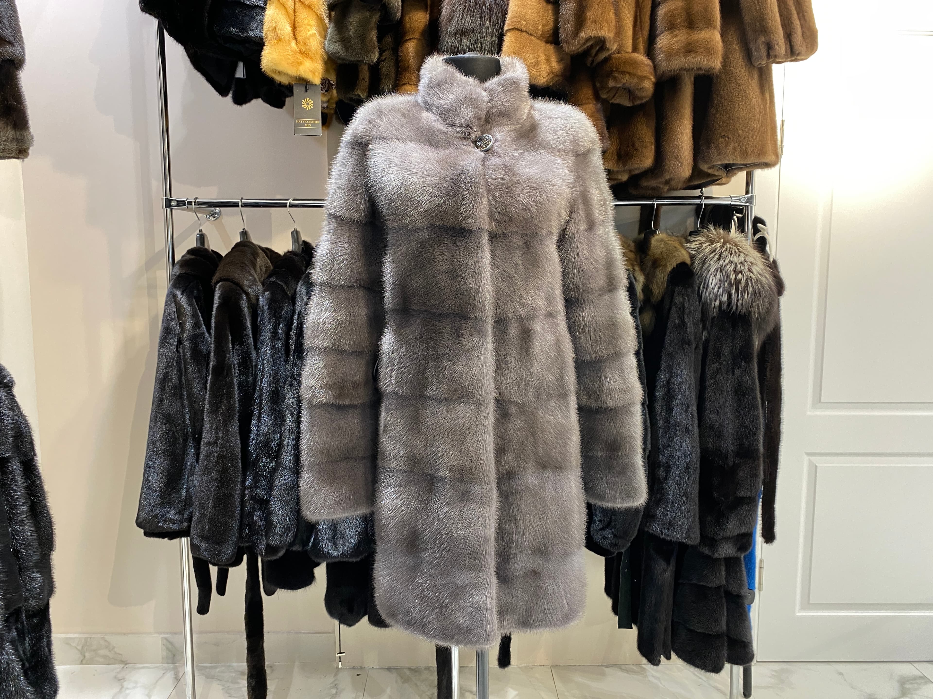 Норковая шуба 40-42